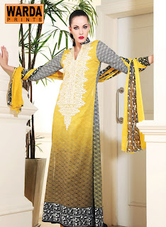 Warda Designer Lawn Suits Collection 2013