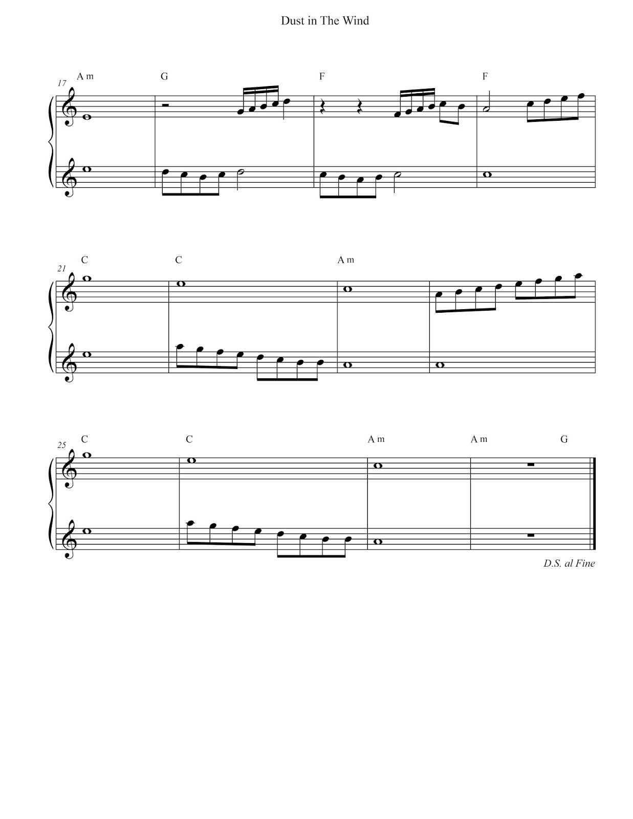 El Profe de Música 8° básico "DUST IN THE WIND"