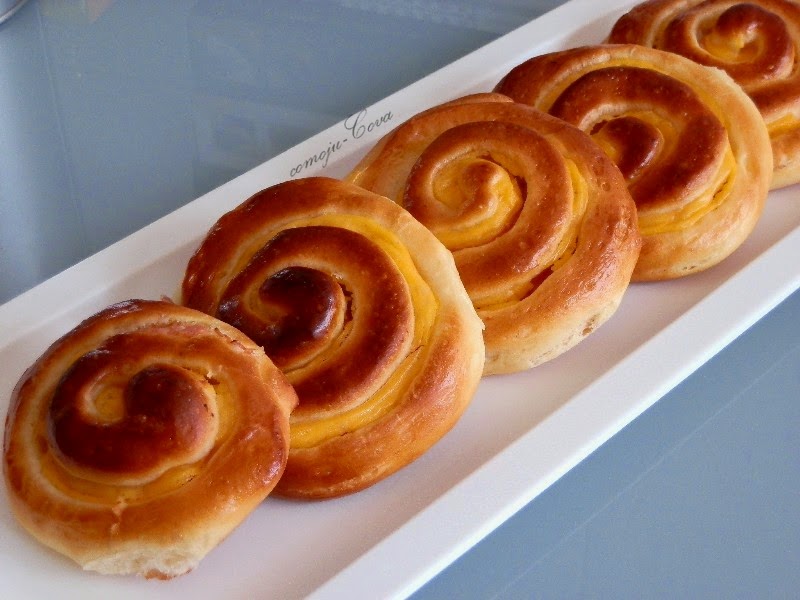 espirales de jamón y queso