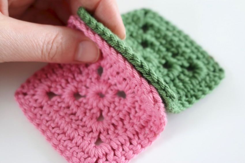 Crochet Joining (From the Back)