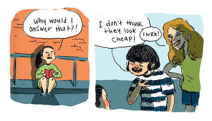 Brutally Honest Comic By An Artist Who Searched For Her Childhood Bully On Social Media And Was Surprised