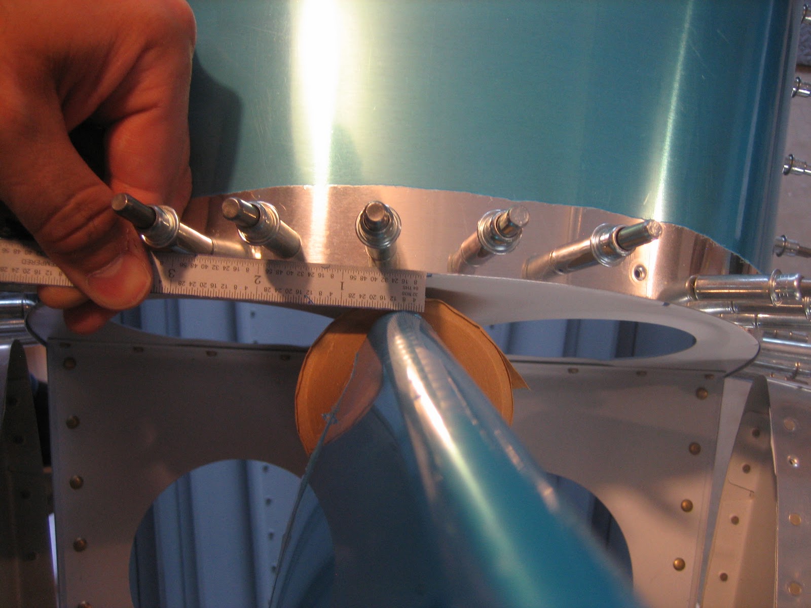 Chad and Bekah's RV-7: Continued EMP, Vertical Stab and Rudder Bottom ...