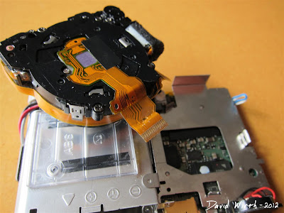 disassemble canon camera s770is lens