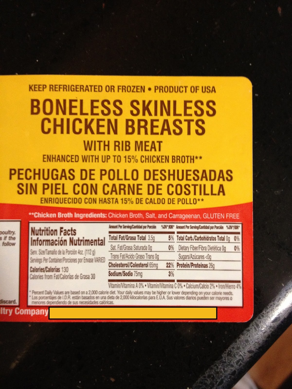 Why are there chemicals in fresh chicken? Feathers in the woods