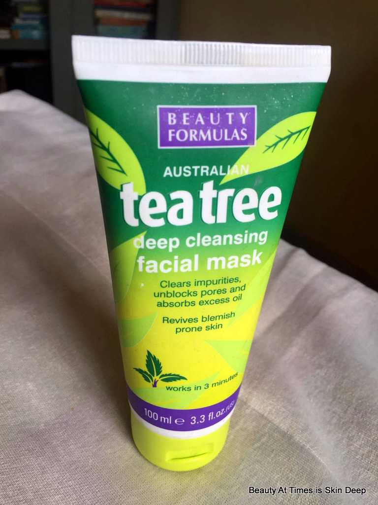 Beauty At Times Skin Deep: Beauty Formulas Tea Tree Cleansing Mask.