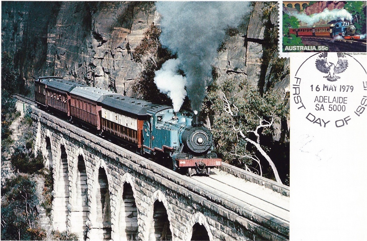 transpress nz the Zig Zag heritage railway near Lithgow, NSW, 1979