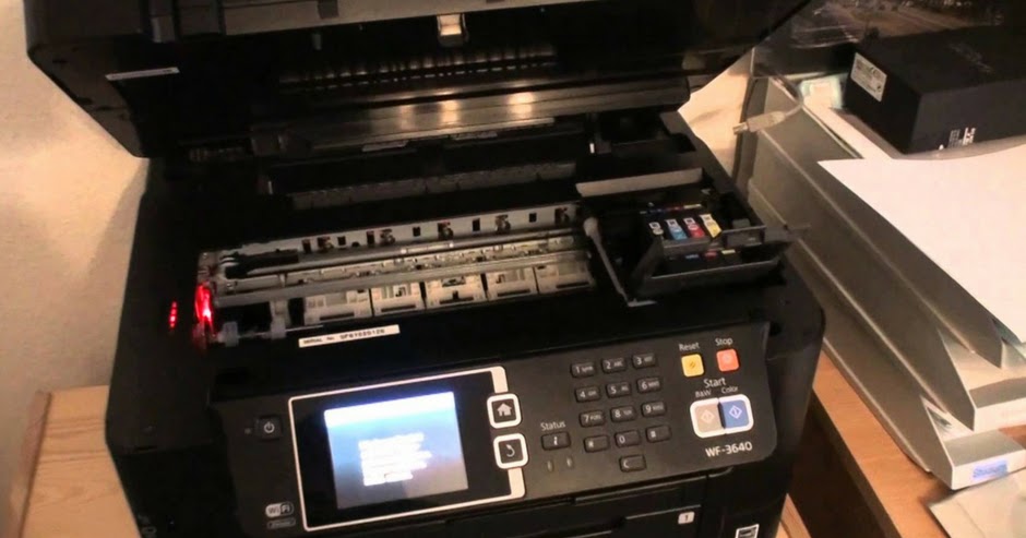 epson workforce change ink