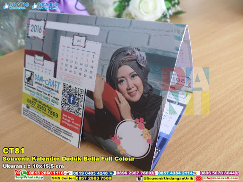 Souvenir Kalender Duduk Bella Full Colour