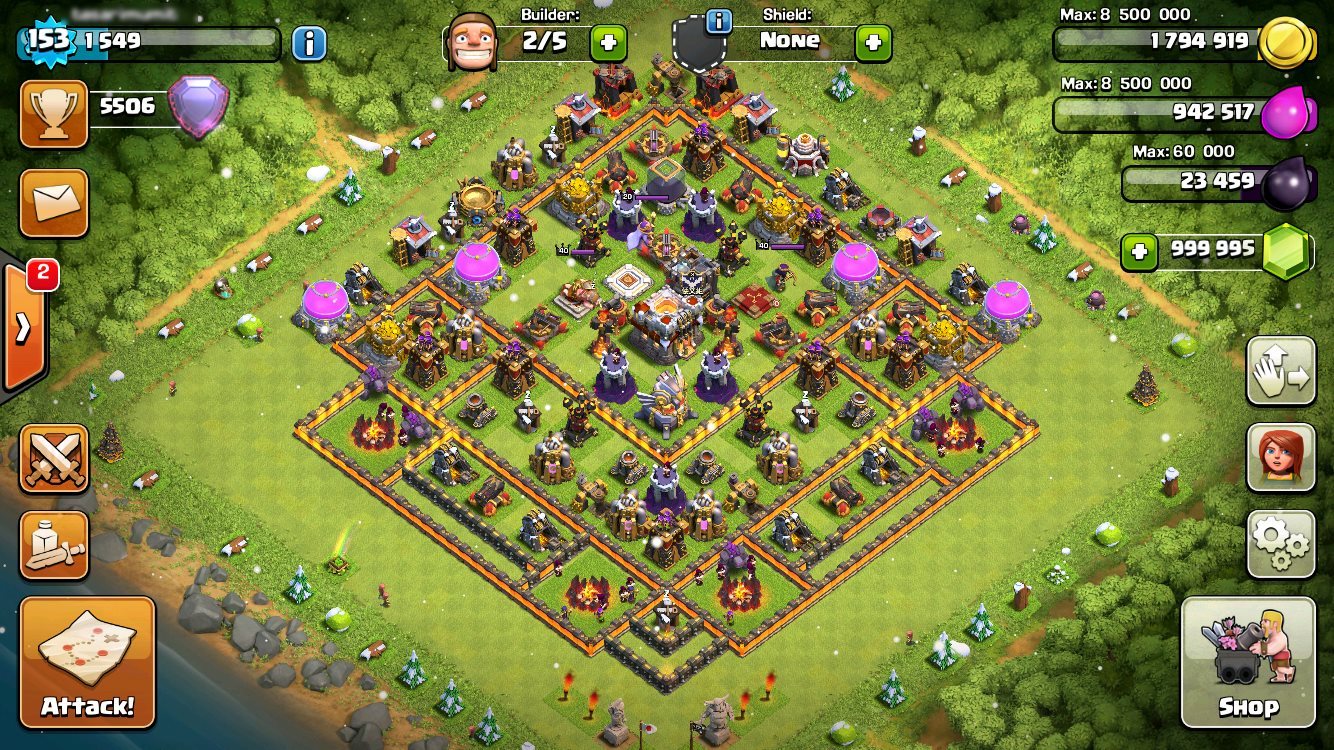 download clash of clans unlimited gems and gold