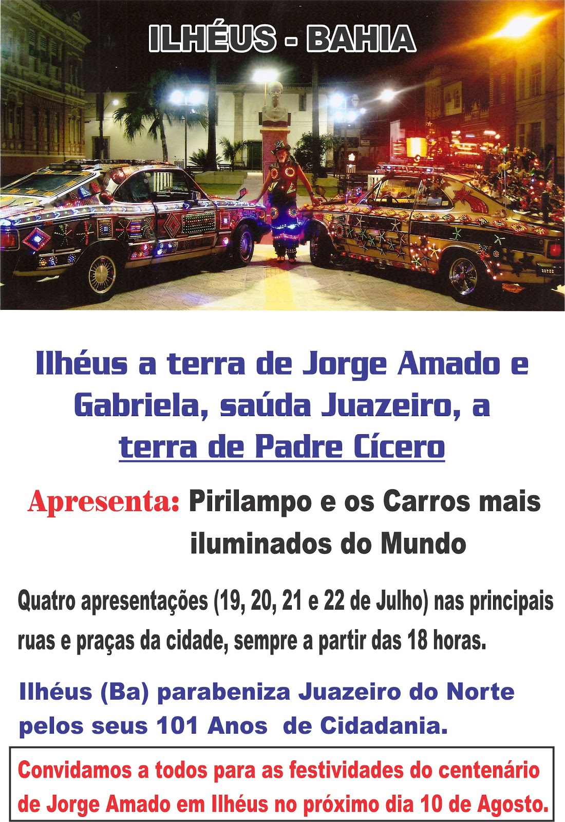 Portal de Juazeiro Juazeirense traz atração de Ihéus para aniversário de Juazeiro Portal de Juazeiro Juazeirense traz atração de Ihéus para aniversário de Juazeiro
