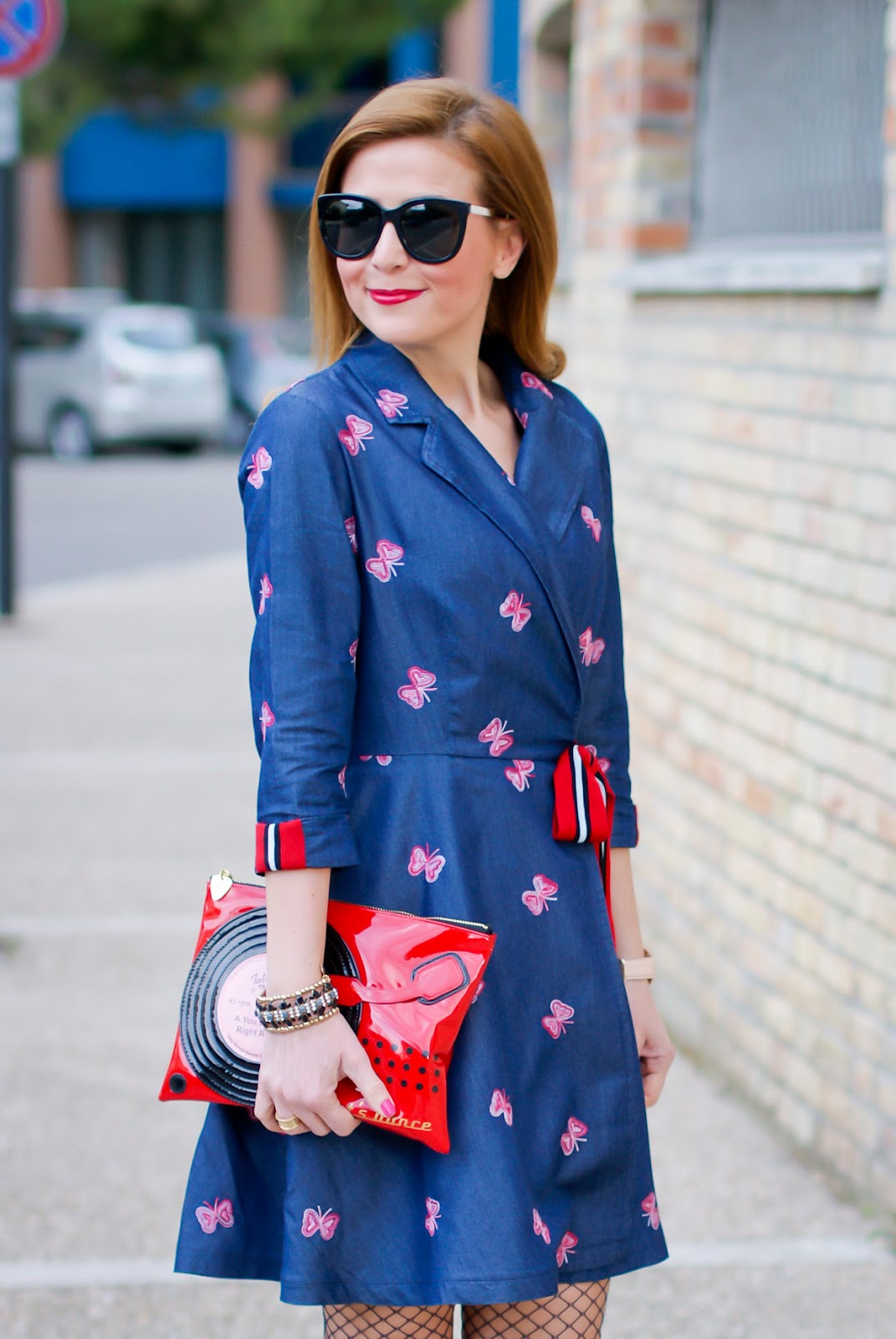 Butterfly denim dress from Metisu Fashion and Cookies fashion and