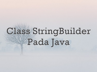 StringBuilder Class Java