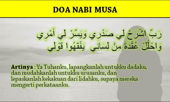 Jodoh doa nabi musa Doa Nabi