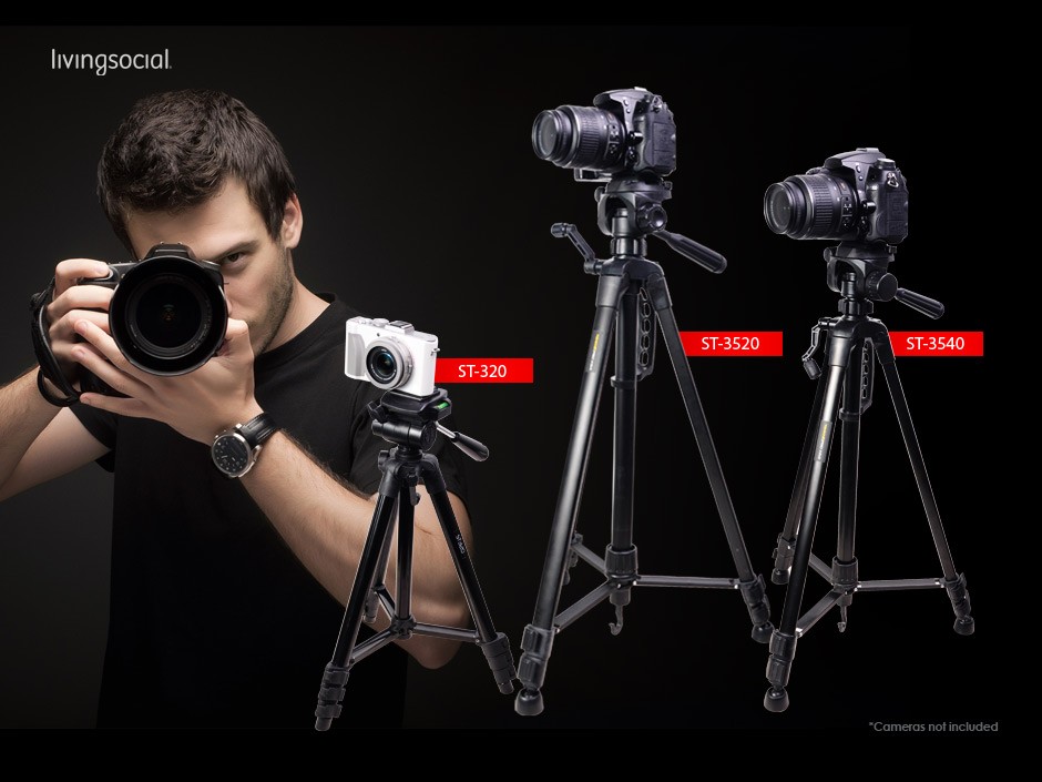 Tehkne Pro ST320 Digital Camera Tripod + Diamond Peel & discount at