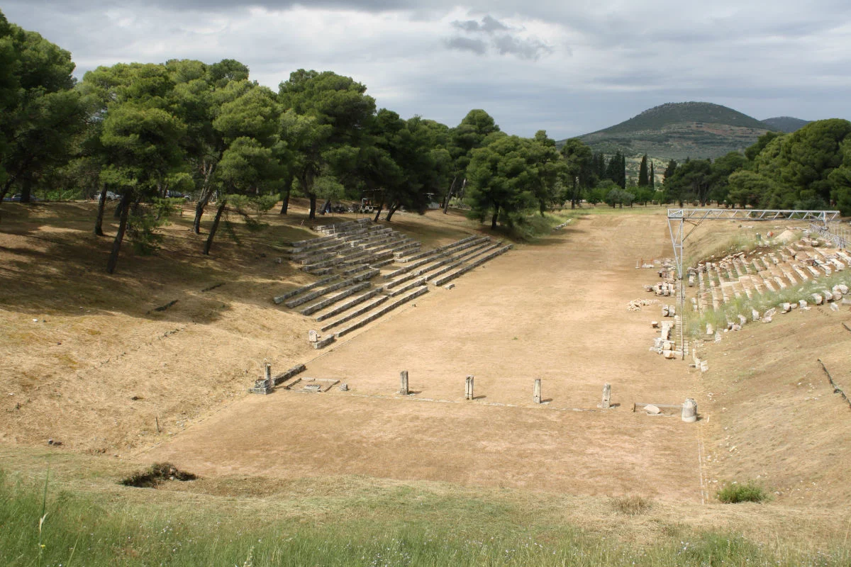 Estádio olímpico nos tempos do império Grego