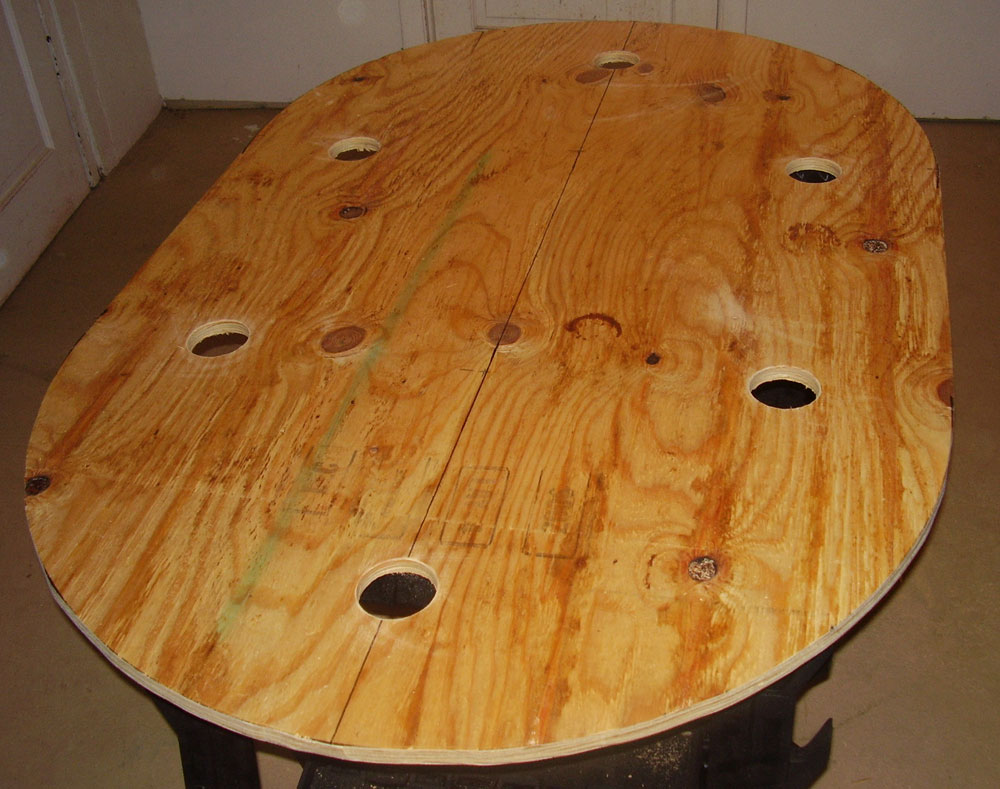 How to Build the Classic Poker Table DIY Plans Prepping the Table