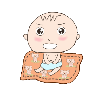 LINE Creators' Stickers - Cute baby adorable Example with GIF Animation
