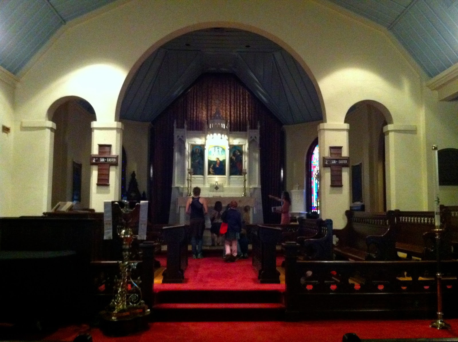9th Street Schoolhouse Visit to St.David's Episcopal Church