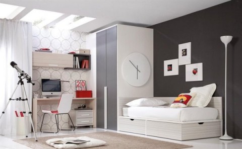 Aplica el estilo urbano en los dormitorios juveniles - decorando