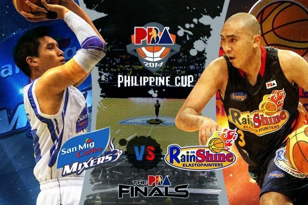 Rain Or Shine clashes with San Mig for the coveted crown of the PLDT