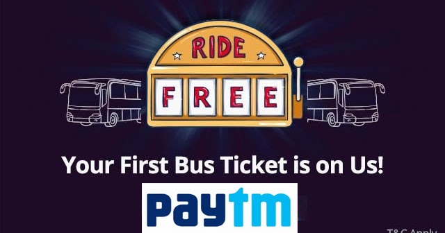 paytm first bus ticket offer