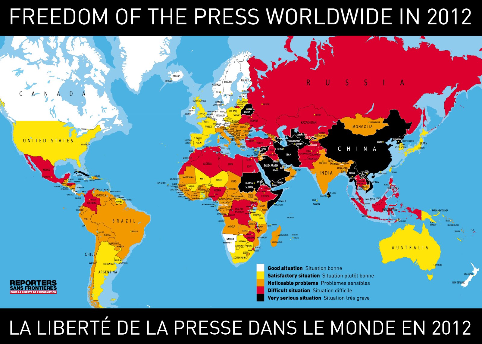 WORLD PRESS FREEDOM INDEX 2012