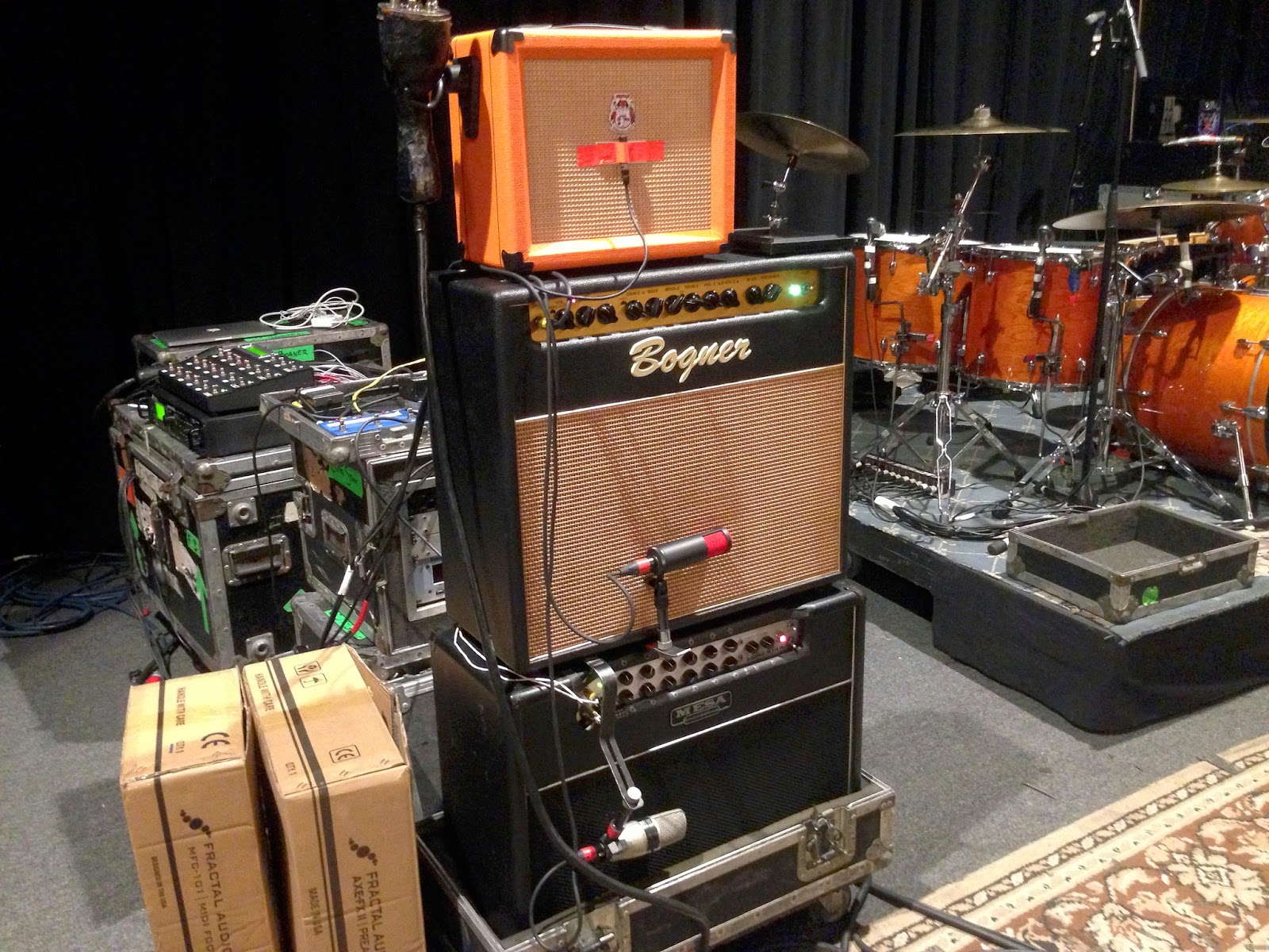 Rock Harmonica Pictures of John Popper's Axe FX Rig