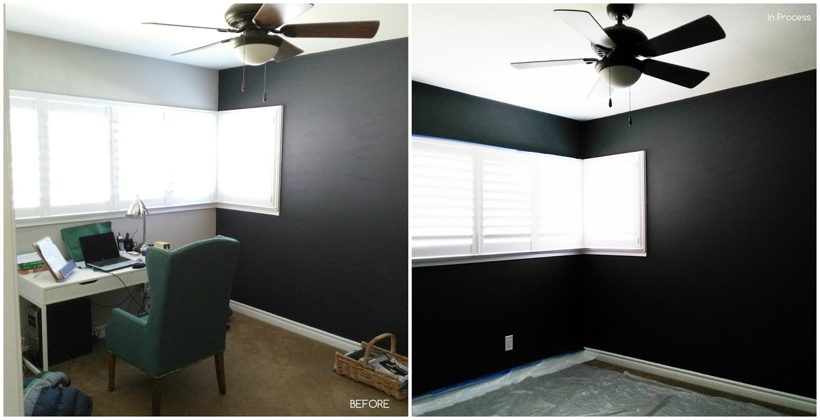 CAD Interiors bedroom study lounge makeover interior design one room challenge