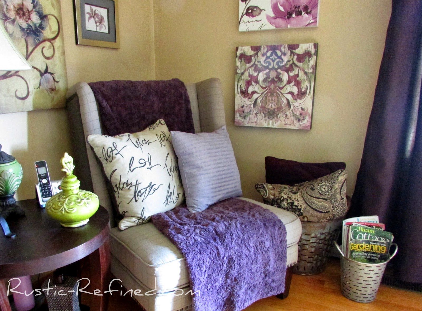 Summer Living Room Tour @ Rustic-refined.com