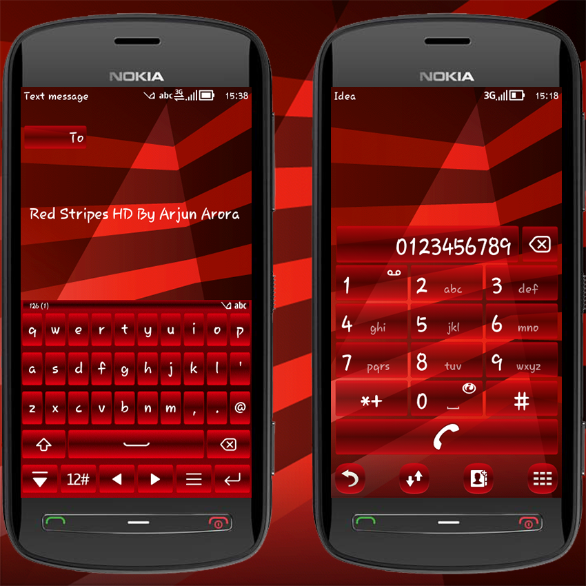 High Definition Themes By Arjun Arora Red Stripes HD