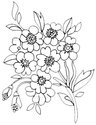 Desenhos de Flores para Imprimir