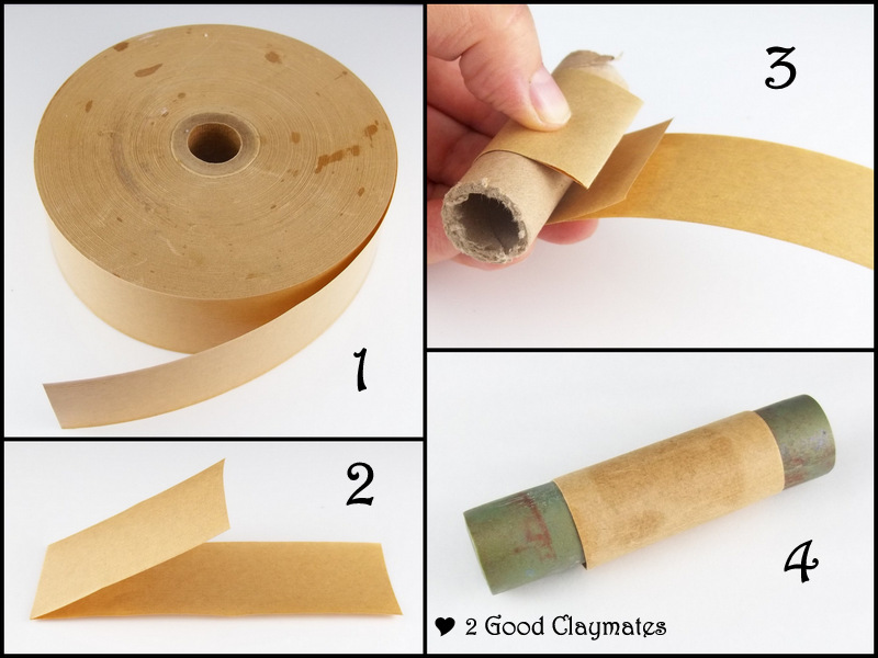 2 Good Claymates How to Make a Roll Up Scarf Slide or Ring in Polymer Clay
