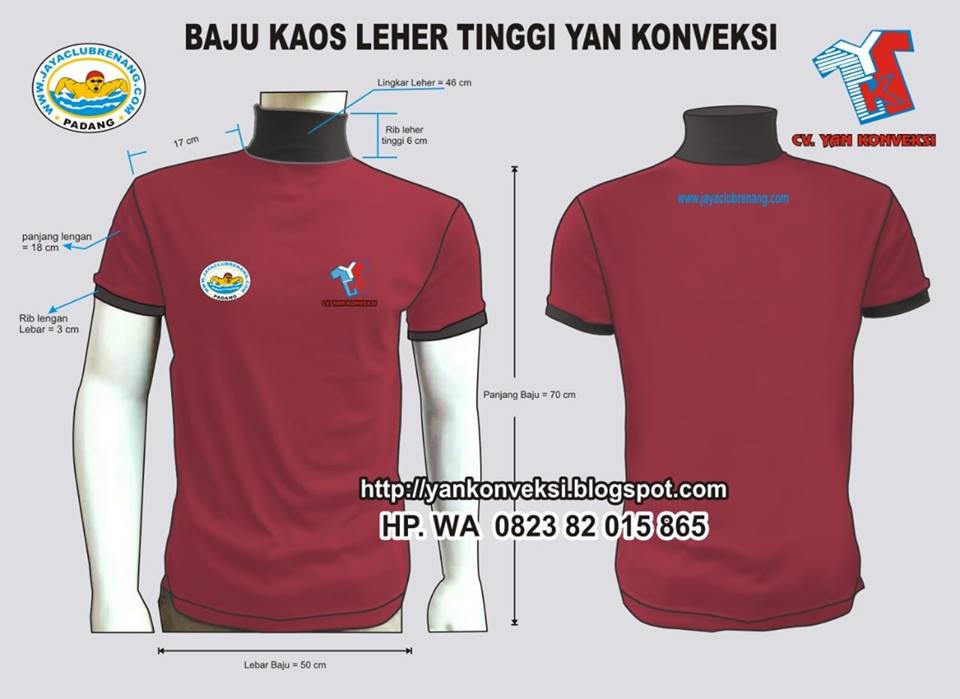 KAOS KRAH LEHER TINGGI