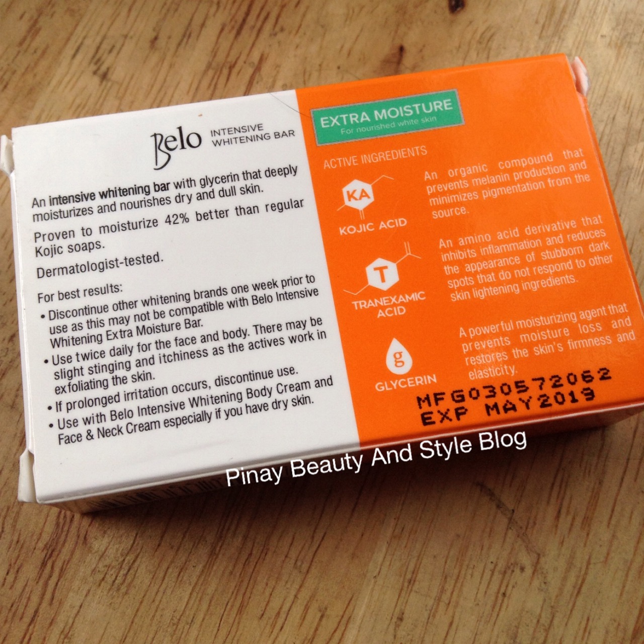 Belo Kojic Extra Moisture Bar Whitening Glycerin Soap with Lots of