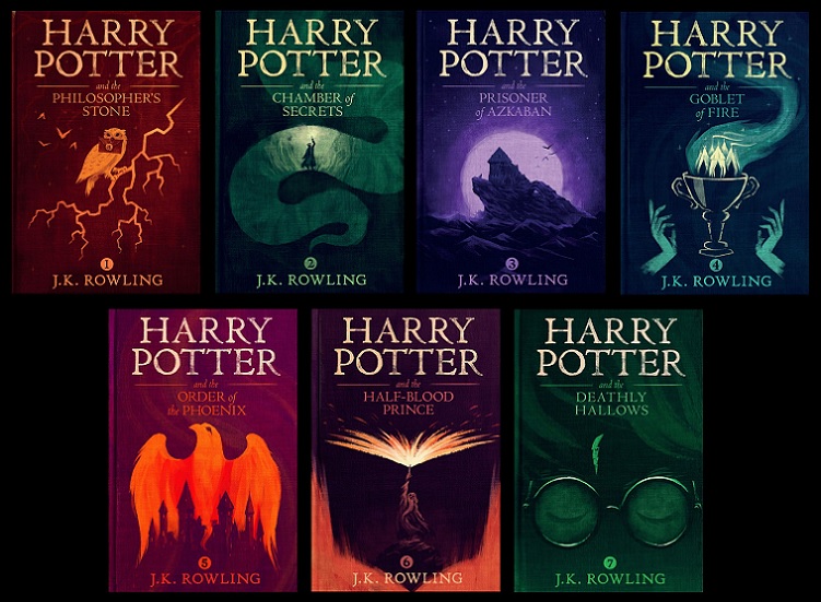 La edición digital en inglés de Harry Potter tiene nuevas cubiertas diseñadas por Olly Moss La La edición digital en inglés de Harry Potter tiene nuevas cubiertas diseñadas por Olly Moss La