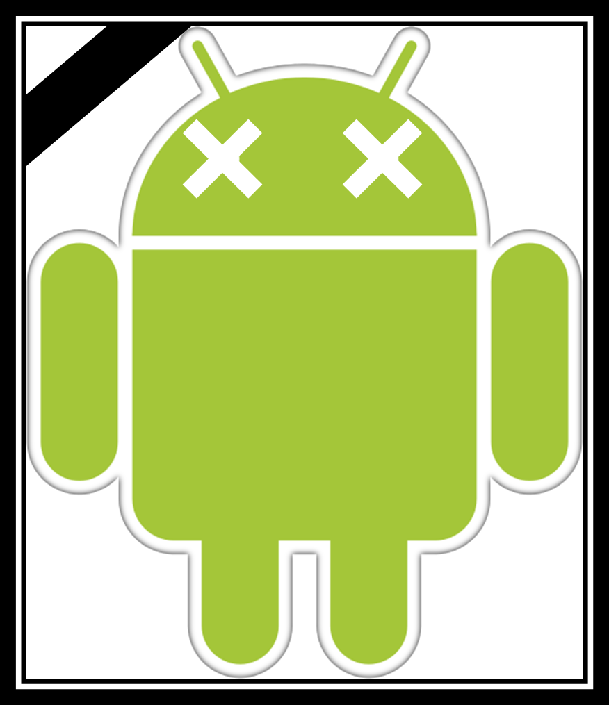 Android пропадают значки. Lost android. андроид продать 2 года службы.