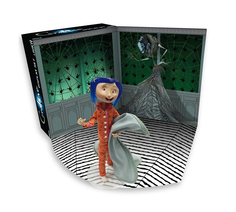 The Blot Says Sdcc 2017 Exclusive Coraline Bendy Doll Display Set By Neca