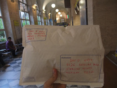 mail package from rome italy