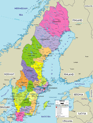 Karta över Sverige Provinsen bild | Karta över Sverige, Geografisk