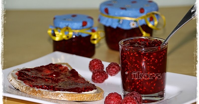 Kochen....meine Leidenschaft : Himbeer Holunderblüten Marmelade