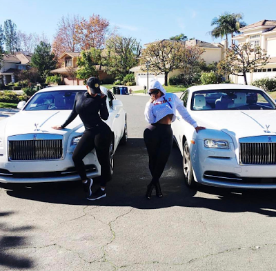 1 Amber Rose and Blac Chyna show off their matching Rolls Royce
