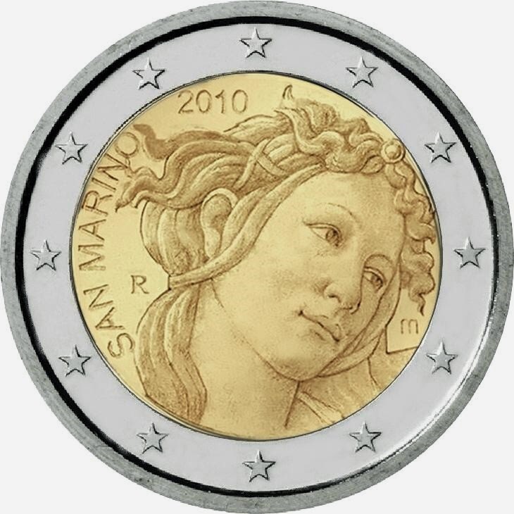  2 euro San Marino 2010 Sandro Botticelli