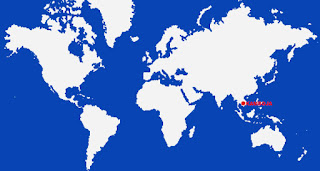 Gambar Peta letak Negara Kamboja
