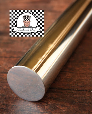 Stainless Steel rolling pin for making decorated sugar cookies