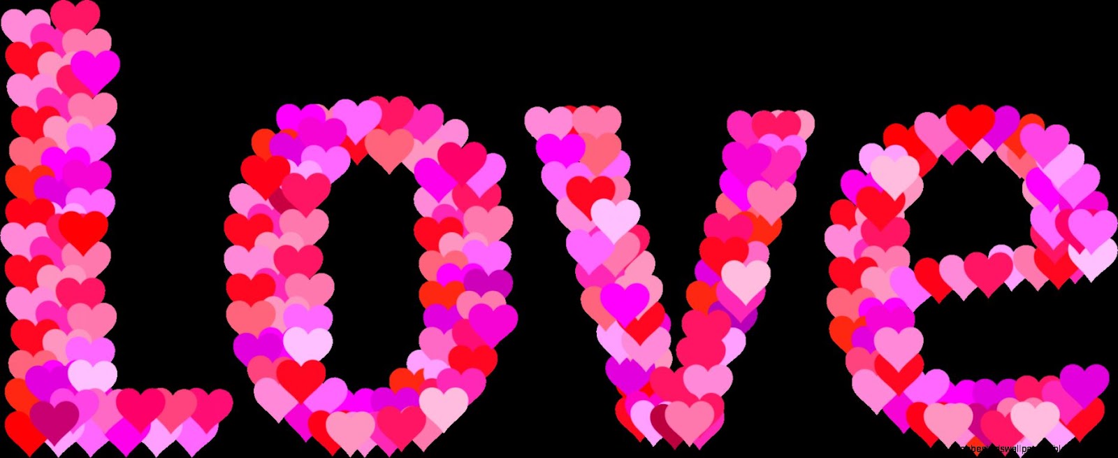 Clipart   Love Heart Typography