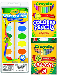 crayola pencils watercolors crayons forget washable colored don essentials provide hours would fun