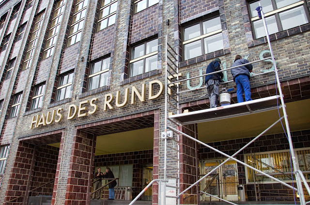 Baustelle Haus des Rundfunks, RBB, Masurenallee 8-14 14057 Berlin, 02.01.2014