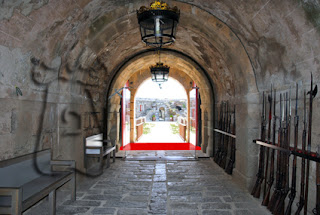 Imagen 2: ubicación del haha en la puerta principal del Real Fuerte de la Concepción (Aldea del Obispo, Salamanca)