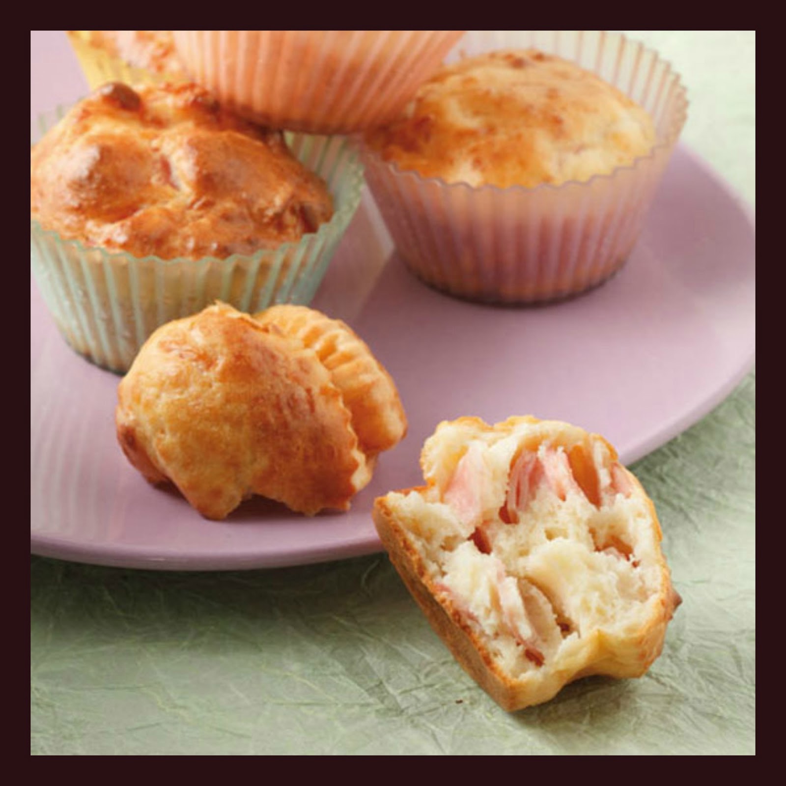 ♥ Inevitabile Bontà♥ MUFFINS SALATI AL PROSCIUTTO E FORMAGGIO ASIAGO