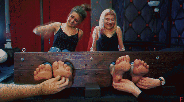Two new models try foot tickling for the first time. 